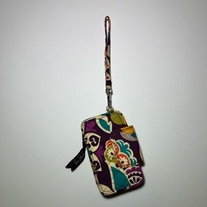 Vera Bradley Wristlet Wallet With Phone Holder